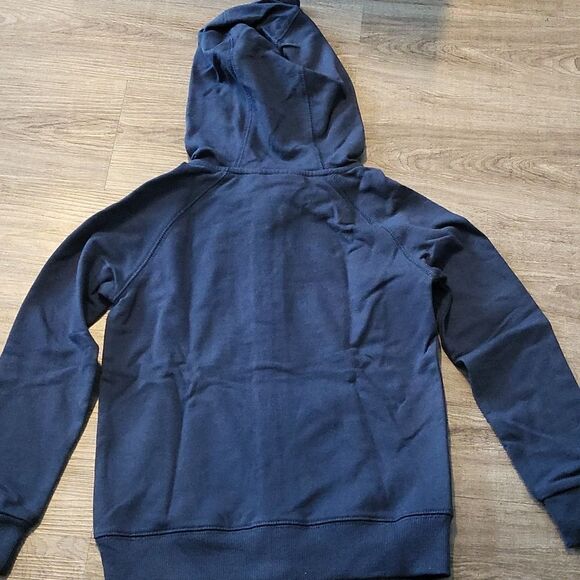 Rococo In Top Shape Zip-Front Hoodie-NAVY-6 - Picture 5 of 5